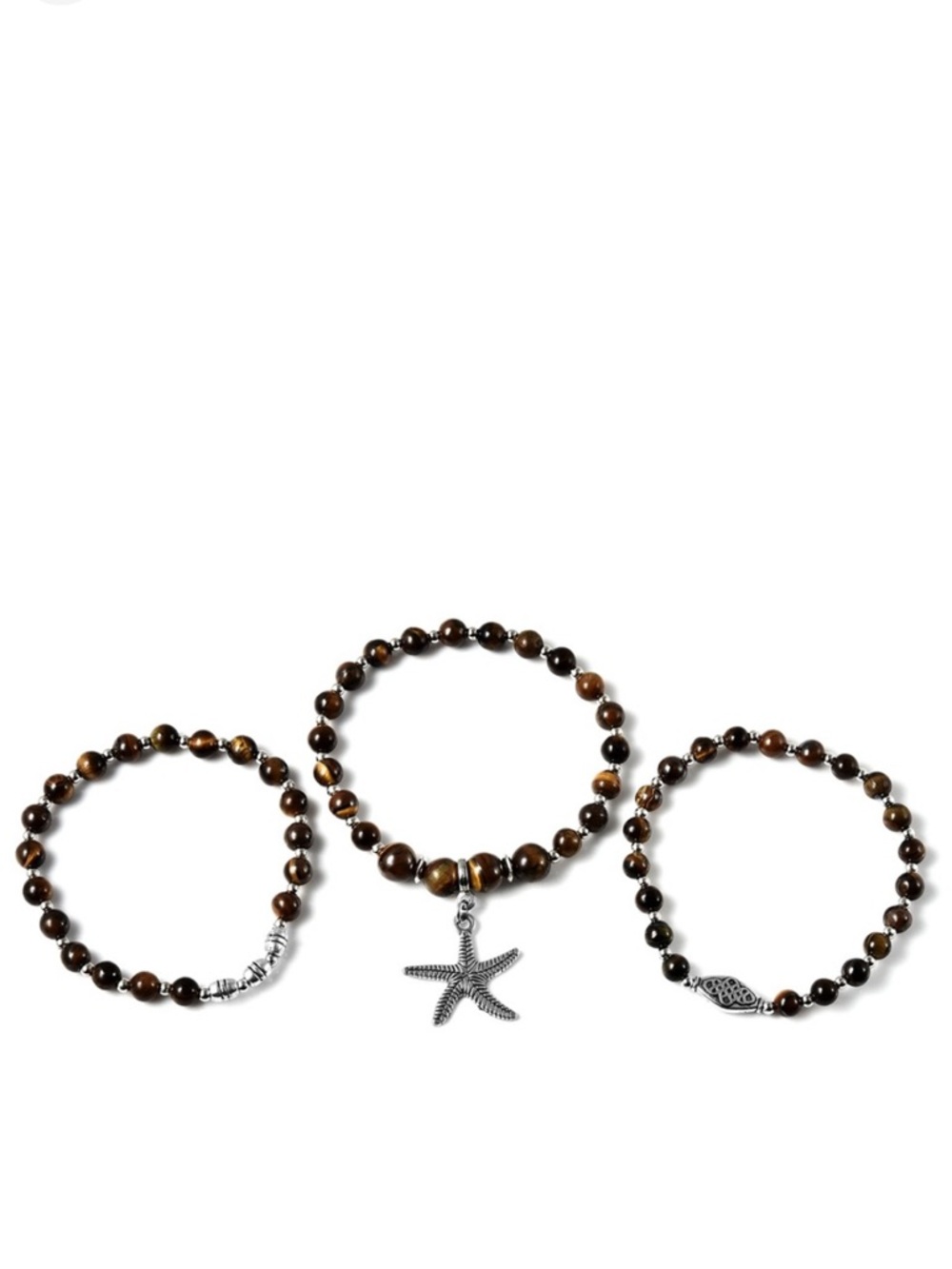 Tiger’s Eye Set if Three Stretch Bracelets